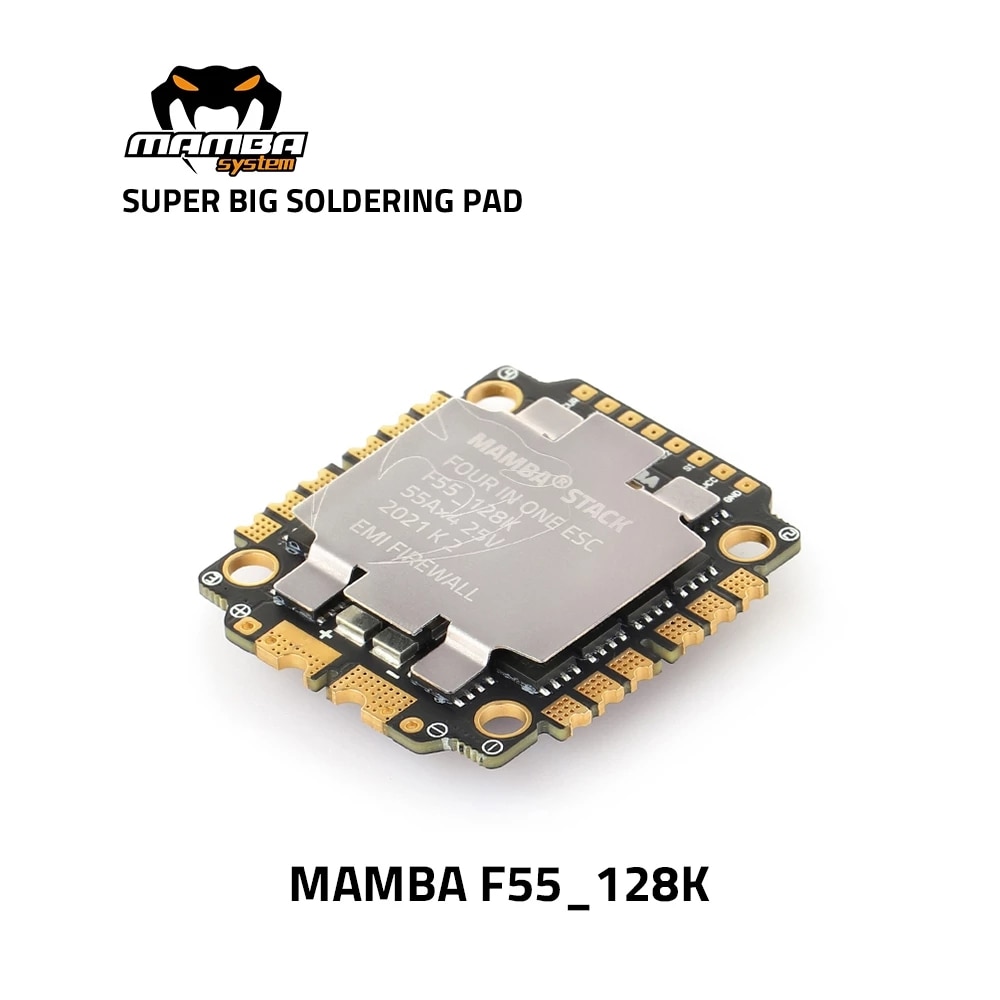 MAMBA  ӵ Ʈѷ, FPV   DSHOT1200 , F55 128K, 4IN1 ESC 50A, 2-6S, 30x30mm